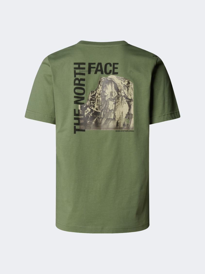 The North Face Half Dome Photo Men Lifestyle T-Shirt Bark Mist