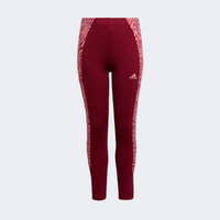 Adidas Designed 2 Move Girls Lifestyle Tight Burgundy
