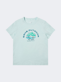 Erke Kids-Boys Outdoor T-Shirt Light Green