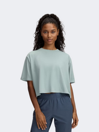 Under Armour Rival Women Lifestyle T-Shirt Silica Green/White