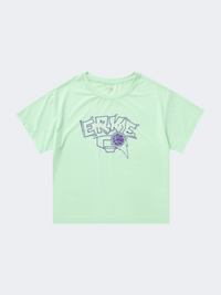 Erke Crewneck Kids-Boys Lifestyle T-Shirt Light Green