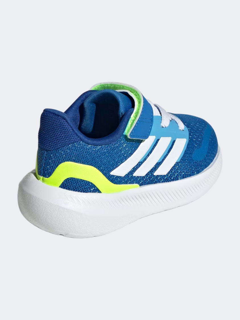 Adidas Runfalcon 5 Infant-Boys Running Shoes Blue/White/Lemon