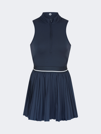 Oil&Gaz Open Back Women Lifestyle Dress Navy