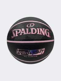 Spalding Highlight Outdoor Size 6 Women Basketball Ball Snake Pink