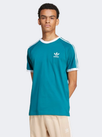 Adidas Adicolor Classics 3 Stripes Men Originals T-Shirt Legacy Teal