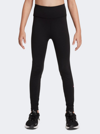 Nike Dri-Fit One Gs-Girls Lifestyle Tight Black/Hyper Pink