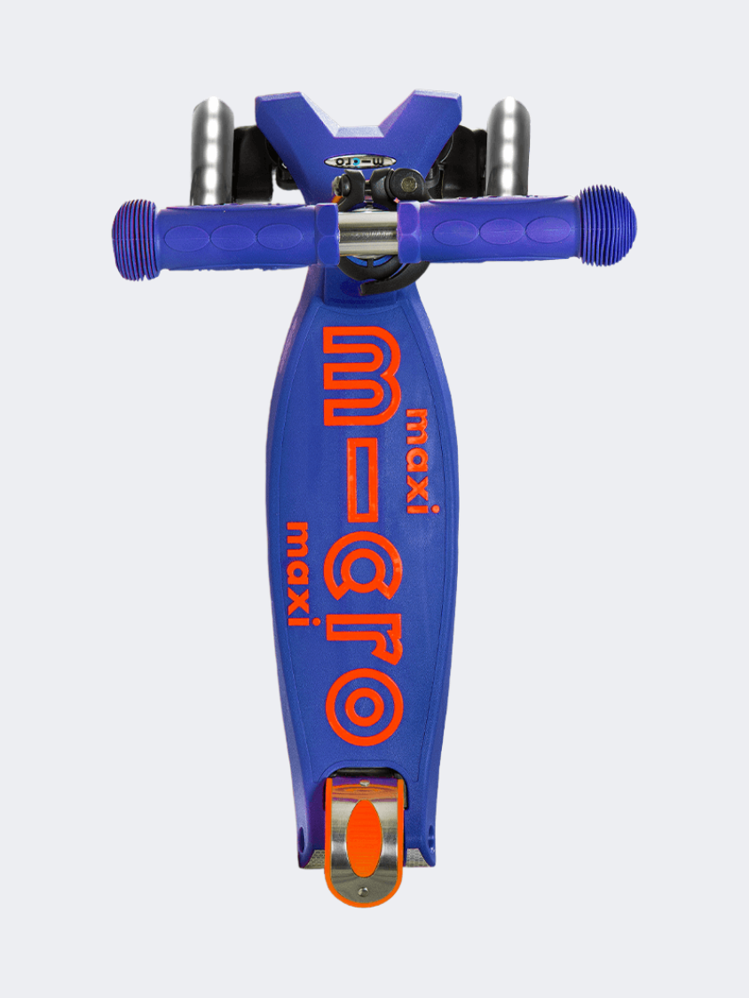 Micro Maxi Deluxe Kids Skating Scooter Blue/Orange
