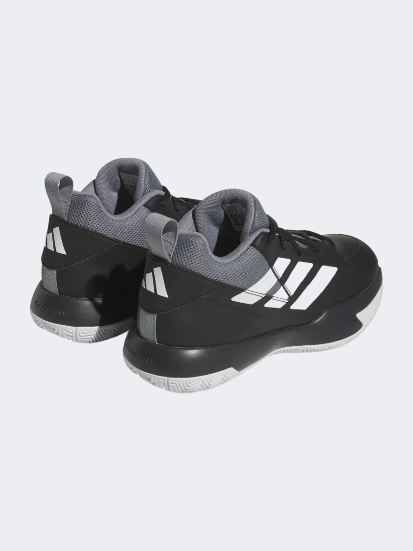 Adidas Cross Em Up Select Gs Basketball Shoes Black/White/Grey