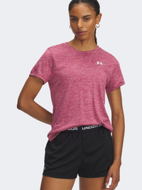 Under Armour Tech Twist Women Training T-Shirt Fuchsia Dusk