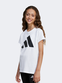 Adidas Kids Essentials Lifestyle Tshirt White/Black