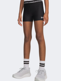 Under Armour Heatgear Shorty Girls Training Short Black