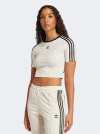 Adidas Snakeskin 3 Stripes Baby Women Original T-Shirt White/Multicolor