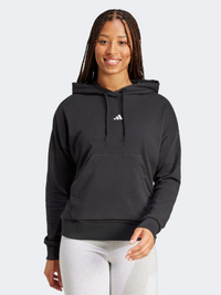 Adidas Essentials Small Logo Women Sportswear Hoody Black/White