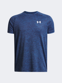 Under Armour Tech 2.0 Boys Training T-Shirt Blue Atlantis