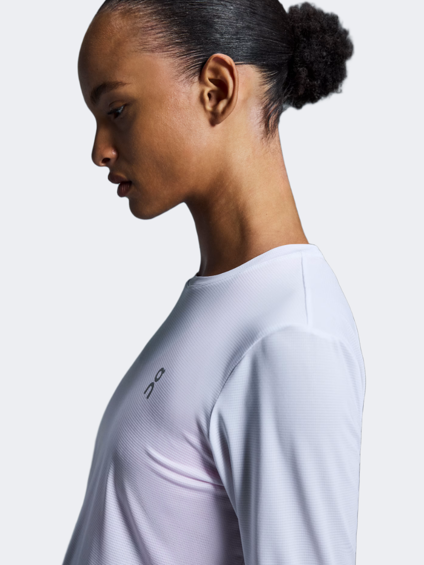 On Core Long-T Women Running Long Sleeve White