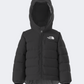 The North Face Reversible Perrito Hooded Boys Hiking Jacket Black/Smoked Pearl