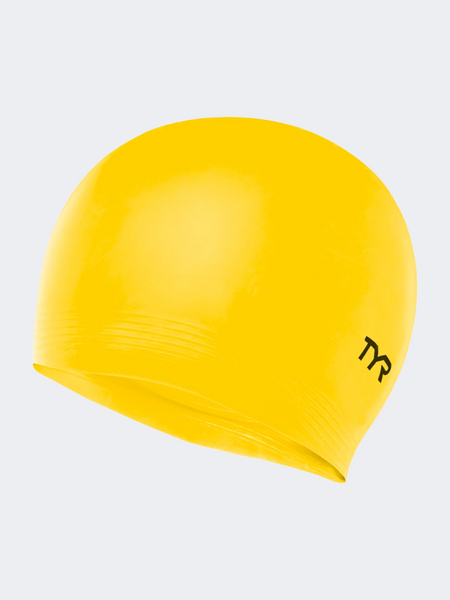 Tyr Latex Swim Cap Fluo Yellow