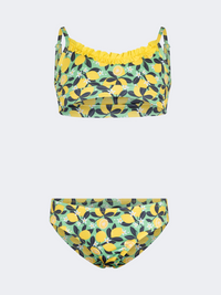Piccole Monelle Girls Beach Bikini Set Lemon/Green