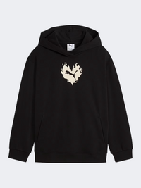 Puma Flaming Love Girls Lifestyle Hoody Black