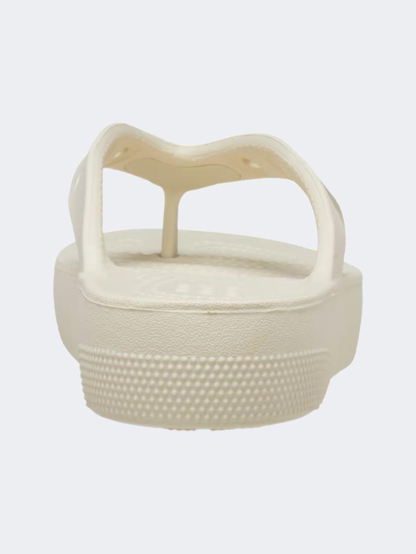 Crocs Classic Platform Women Lifestyle Slide Bone