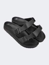 Oil And Gaz Chic Beach Men Stripe Slide Black