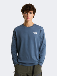 The North Face Evolution Box Nse Regular Men Lifestyle Long Sleeve Granite Grey