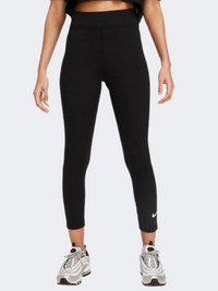 Nike Sportswear Classic High Rise Women Lifestyle 7/8 Tight Black/Sail