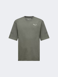 Salewa Eagle Loose Men Hiking T-Shirt Faded Green