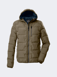 Killtec Gw 72 Quilted Men Skiing Jacket Dark Mud