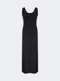 Oil&Gaz Stylish Women Lifestyle Sleeveless Dress Black