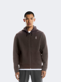 On Focus Tech Zip Men Training Hoody Pebble