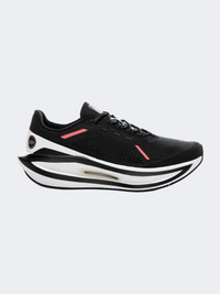 Erke Men Running Shoes Black/Light White