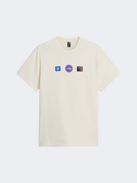 The North Face Explorer Badges Relaxed Men Lifestyle T-Shirt White Dune