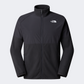 The North Face Glacier Heavyweight Full Zip Fleece Men Hiking Jacket Asphalt Grey/Black