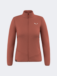 Salewa Puez Rocca Polarlite Women Hiking Jacket Etruscan Red