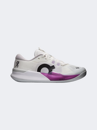 On The Roger Pro 3 Women Tennis Shoes White/Muscadine