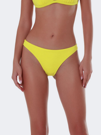 Blue Point Normal Coverage Women Beach Slip Yellow
