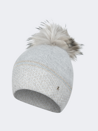 Oil And Gaz Warm Women Lifestyle Pom Beanie Grey