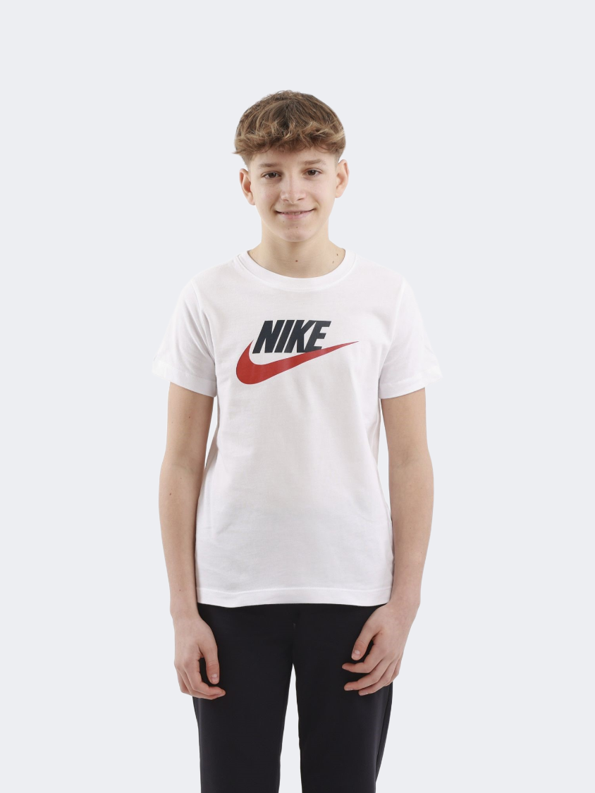 Nike Sportswear Futura Hbr Boys Lifestyle T-Shirt White – MikeSport Lebanon