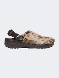 Crocs Classic Crafted Pony Hair Unisex Lifestyle Clog Espresso