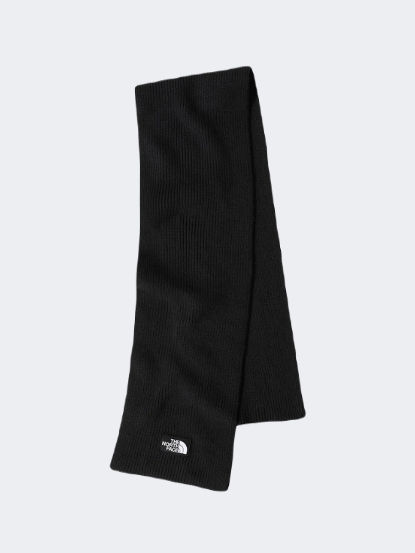 The North Face Logo Box Unisex Hiking Scarf Black