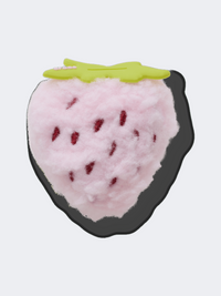 Crocs Plush Pink Strawberry Unisex Lifestyle Pins Multicolor