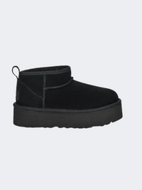 UGG Classic Ultra Mini Platform Kids-Girls Lifestyle Shoes Black