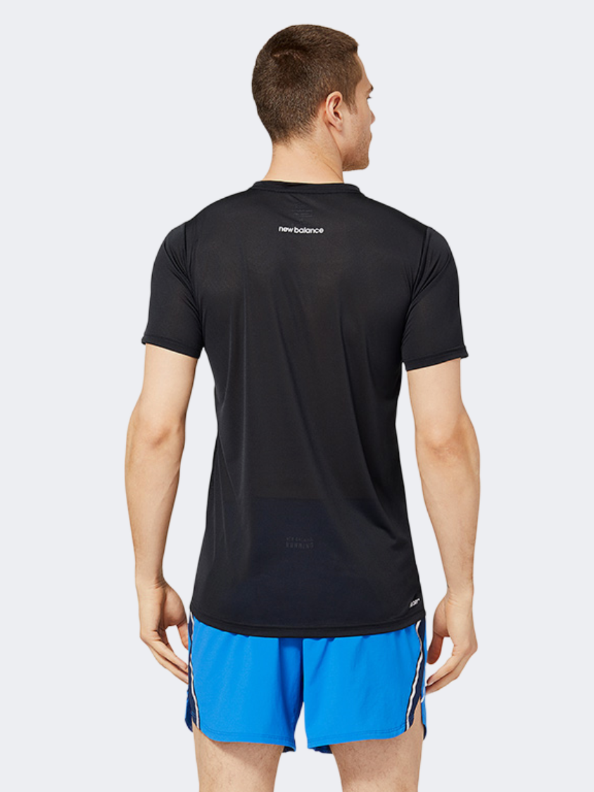 New Balance Accelerate Men Performance T-Shirt Black