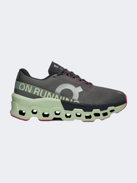 On Cloudmonster 2 Women Running Shoes Asphalt/Lima