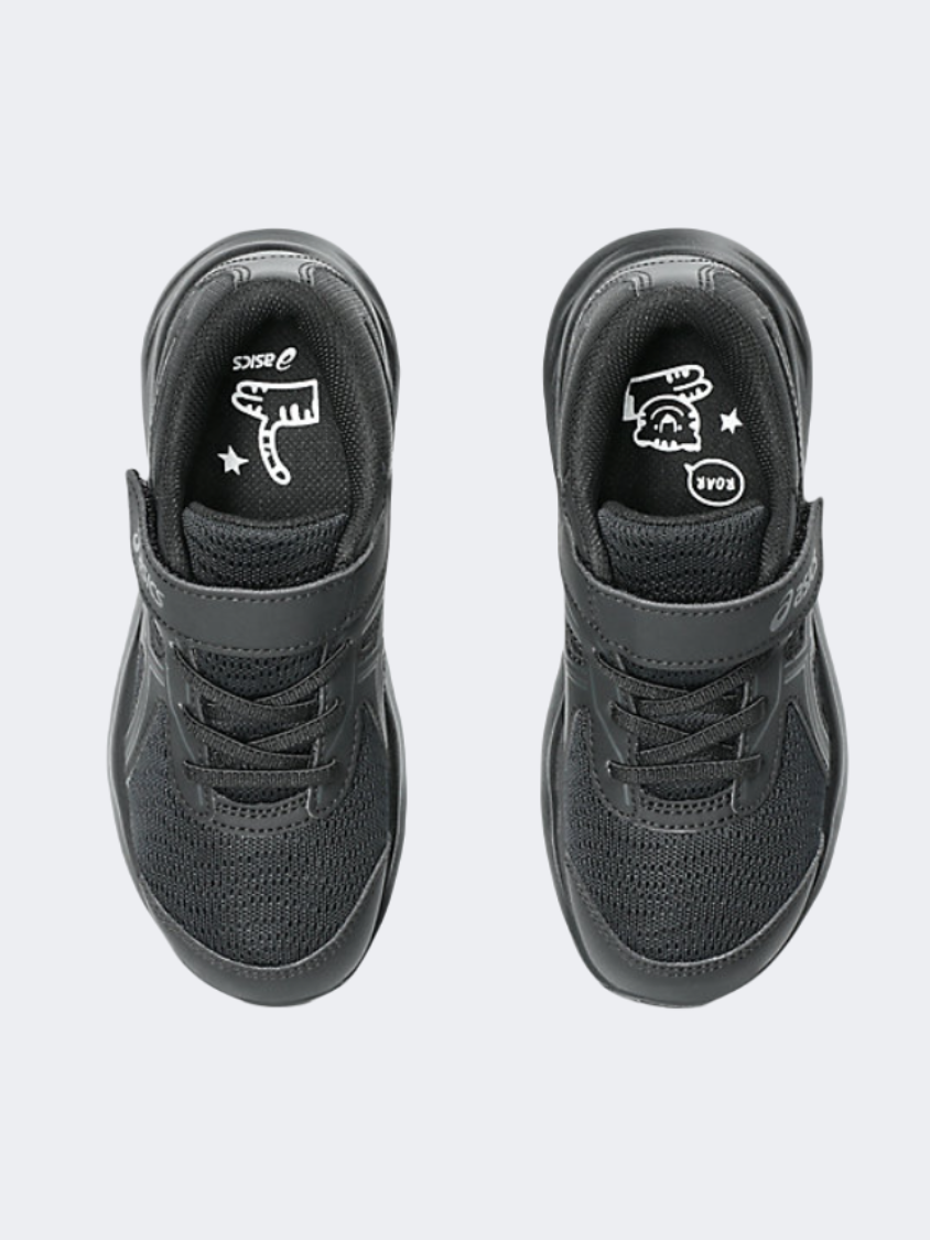 Asics Contend 9 Ps Boys Running Shoes Black Graphite Grey MikeSport Lebanon