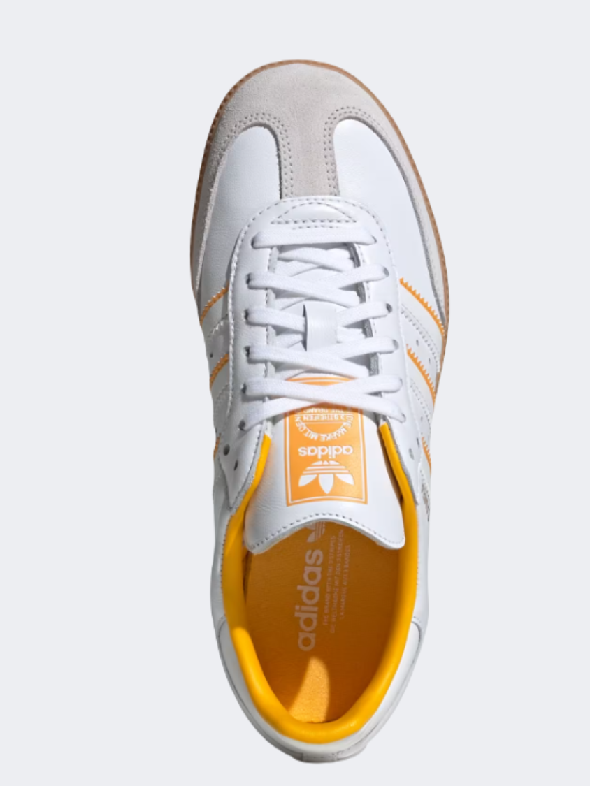 Adidas Samba Og Boys Original Shoes White/Yellow