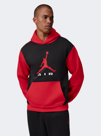 Nike Jordan Brooklyn Studio Fleece Men Lifestyle Hoody Black/University Red