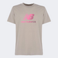 New Balance Essential Gradient Logo Men Lifestyle T-Shirt Arid Stone