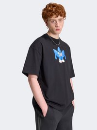 Adidas Clay Trefoil Men Originals T-Shirt Black